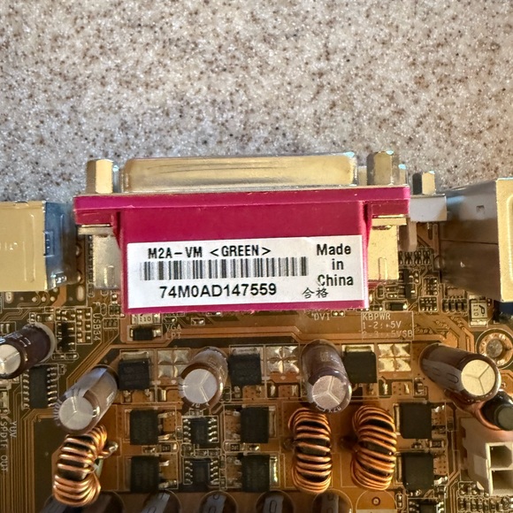 Asus M2A-VM AMD Socket AM2 Desktop Motherboard @MB157 - Picture 7 of 7